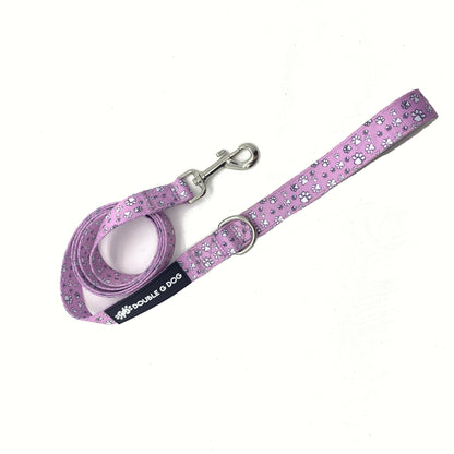 Lilac Paw Love - Double G Dog 5ft Leash - Double G Dog 