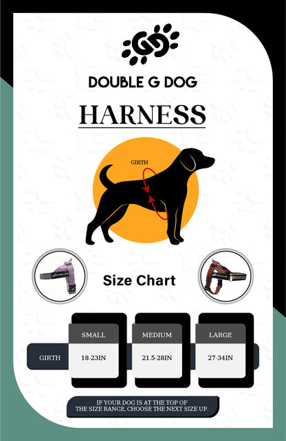 Lilac Paw Love - Double G Dog Gen II Harness - Double G Dog 